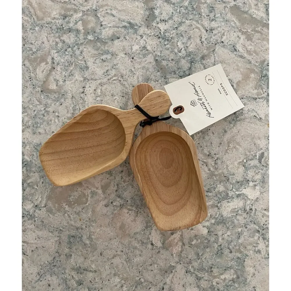 Hearth & Hand 2 Wooden Scoops